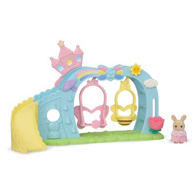 Calico Critters Nursery Swing, Dollhouse Playset with Figure and Accessories