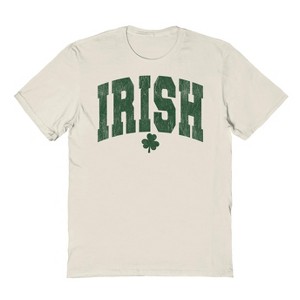 Rerun Island Men's Irish Shamrock Short Sleeve Graphic Cotton T-Shirt - 1 of 1