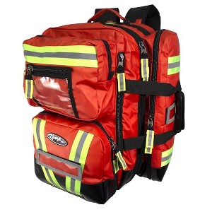 Kemp USA Tarpaulin Fluid-Resistant Ultimate EMS Packpack  Red - 1 of 4