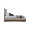 Meridian Furniture,Emmet Chenille Fabric Bed - 3 of 4