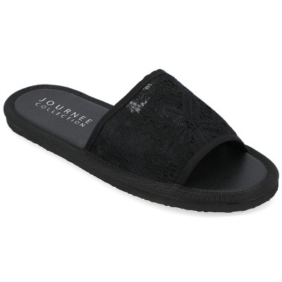 Journee Collection Womens Eniola Slide Flat Sandals