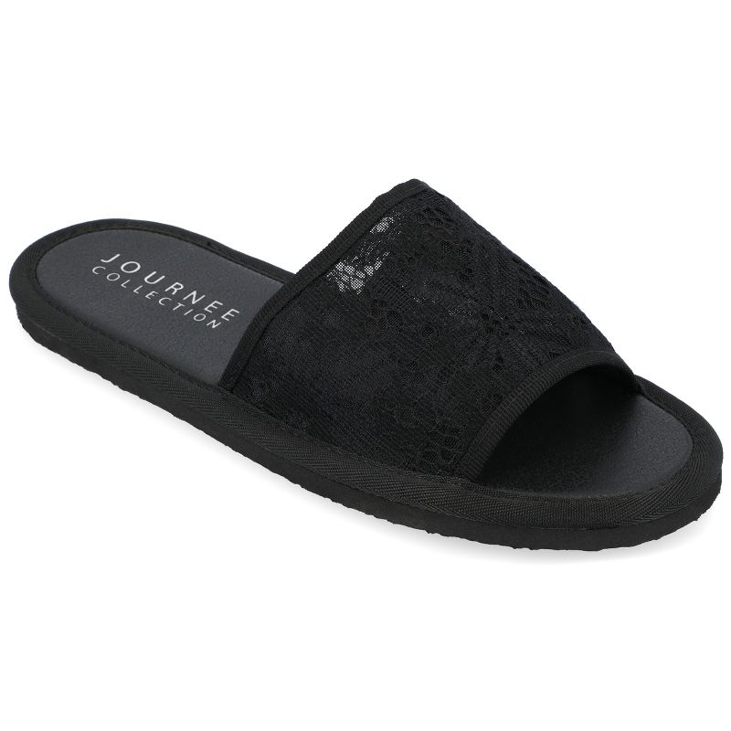 Journee Collection Womens Eniola Tru Comfort Foam Slide Flat Sandals, 1 of 10