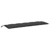 vidaXL Garden Bench Cushion Melange Anthracite 70.9"x19.7"x2.8" Fabric - 2 of 4