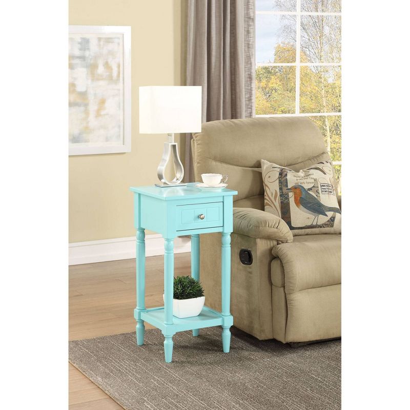 Breighton Home Provencal Countryside Mia Petite Accent Table with Drawer and Shelves, 3 of 11