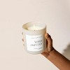 Sweet Water Decor Warm & Cozy 15oz Tan Matte Jar Candle - 3 of 3