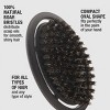 CONAIRMAN Cushion Boar Bristle All-Purpose Hair Brush - All Hair - Black - 4 of 4