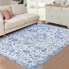 Hallway Runner Rug Machine Washable Soft Vintage Area Rugs for Bedroom Living Room Kitchen Non Slip Floor Runner Stain - 4 of 4