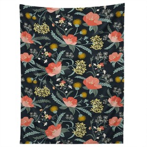 Heather Dutton Poppy Meadow Midnight Tapestry - Society6 - 1 of 3