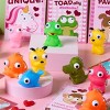 Joyfy 28 Pack Valentine Day Classroom Exchange Gift Cards with Fidget Popping Animal Keychains Gift Card and Toy Set Animal Keychain Assorted Colors - 2 of 4