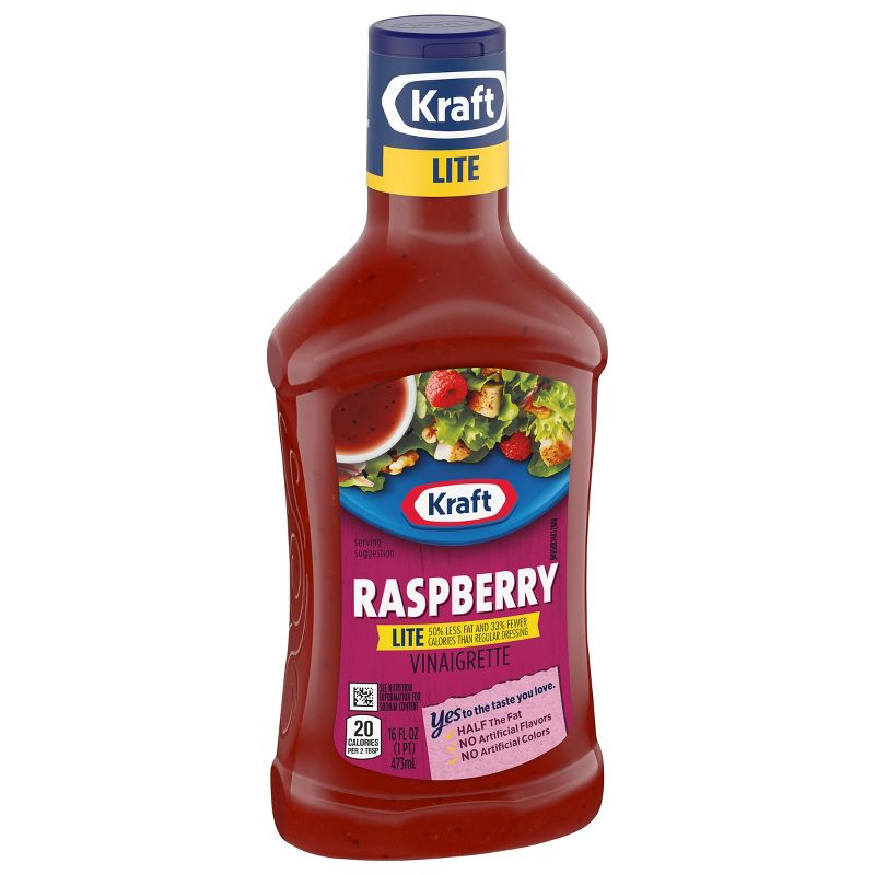 Kraft Light Raspberry Vinaigrette Salad Dressing - 16fl oz, 5 of 20