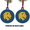 Texas A and M University Commerce Primary Logo Aluminum Holiday Christmas Tree Ornament  3.0" (7.6 cm) x 3.37" (8.6 cm) - 2 of 4