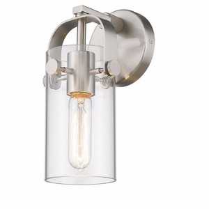 Pilaster II Cylinder - 1 Light Wall Sconce In Contemporary Style-10.5 Inches Tall and 4.5 Inches Wide - 1 of 1