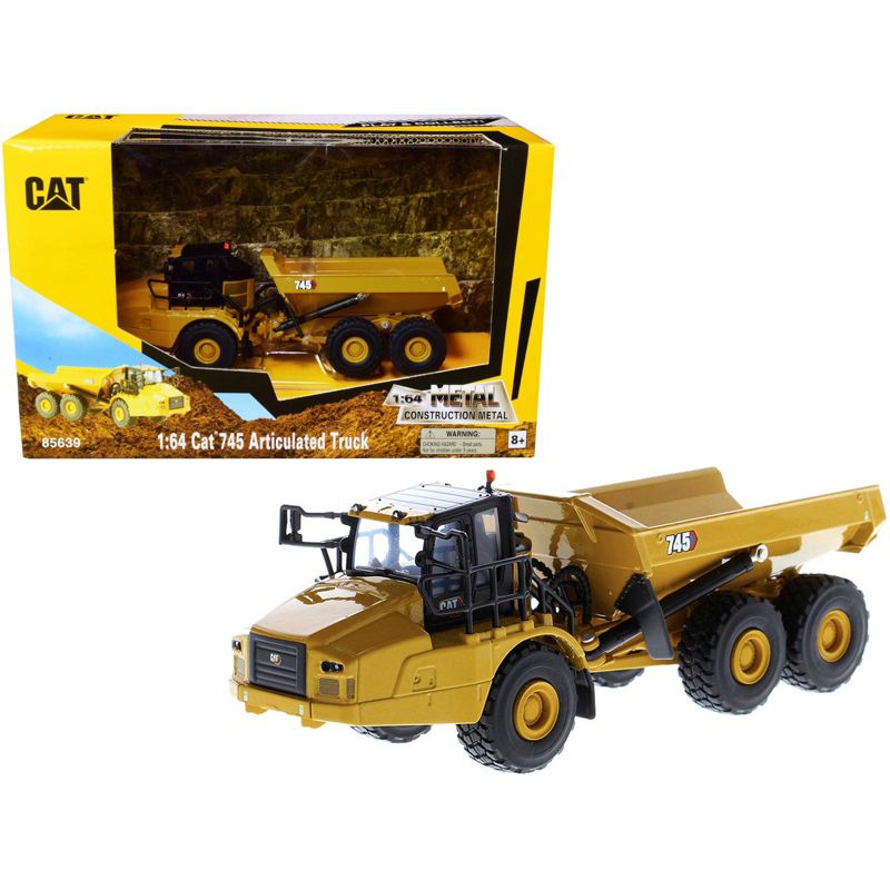CAT Caterpillar 745 Articulated Truck "Play & Collect!" Series 1/64 Diecast Model by Diecast Masters, 1 of 5
