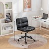 APRILSOUL 29.70"Adjustable Swivel Criss-Cross Chair, Wide Seat/ Office Chair /Vanity Chai - 2 of 4