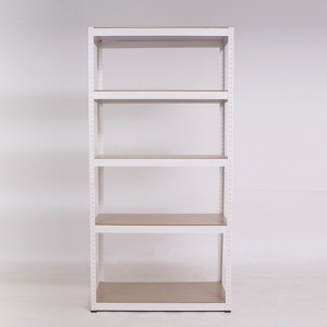 FONTOI 5 Tiers Adjustable Storage Shelving, Stackable Metal Storage Utility Rack Shelf for Warehouse Pantry Closet Kitchen, White, 15.7"*70.8"*35.4" - 1 of 4