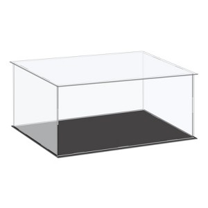 Unique Bargains Acrylic Dustproof Countertop Display Case 1 Pc - 1 of 4