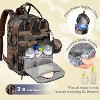 RUVALINO Large Diaper Bag Backpack, Multifunction Travel Maternity Baby Changing Bags - 4 of 4