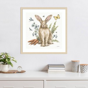 Amanti Art 25"x25" Garden Patch III by Leslie Trimbach Wood Framed Wall Art Print - 1 of 4