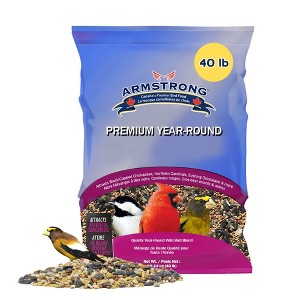 Armstrong Wild Bird Food Premium Year-Round Blend, 40lbs - 1 of 4