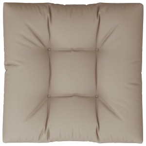 vidaXL--Comfy Pallet Cushion, Taupe, 31.5"x31.5", Indoor/Outdoor Seat with Hollow Fiber Filling in Fabric Material, Lightweight, 5.62 Pounds - 1 of 4