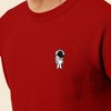 Dalix Astronaut Embroidered Crewneck Fleece Sweatshirt Pullover Mens - 4 of 4