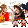 2PCS Halloween Gnomes Plush Decor, Handmade Pumpkin Bat Ornaments Swedish Tomte Gnome Nisse Scandinavian Ornaments Elf Dwarf for Table Decorations - 3 of 4