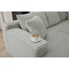 103" Modular Corduroy L-Shaped Sectional Sofa, Deep Seat - 2 of 2