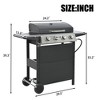 WhizMax Propane Grill 4 Burner Barbecue Grill Stainless Steel Gas Grill - 2 of 4