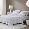 4 Pcs Elegant Oversized Cotton Flannel Sheet Sets, All Season Bedding Set, Cozy Home Textile fits Lux Bedroom Decor - 2 of 4