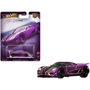 Koenigsegg Agera R Purple Metallic with Black & Yellow Stripes
