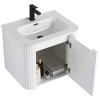 Caskvalley Modern Bathroom Vanity with Straight Fluted Design - Sink Included - 2 of 4