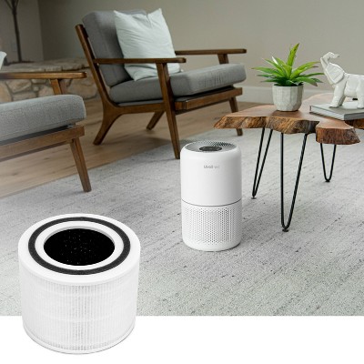 Levoit Round Air Purifier Filter for Smoke and Odor Removal