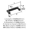Amerock Balata Pull for Cabinets, Drawers, and Furniture - 3 of 4