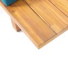 Maggift Outdoor Patio Seating Sets, Unique Design, Ideal for Conversations, Perfect for Gardens and Living Spaces, Blue, 75.75"*28.75"*26.75" - 2 of 4