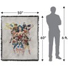 Wonder Woman 75th Collage Blanket 50"x60" Woven Tapestry - 2 of 4