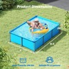 Costway 690 Gal Outdoor Family Swimming Pool with Metal Frame Multi-layer PVC Fabric - 3 of 4