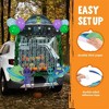 Joyfy Halloween Trunk or Treat SUV Car Decorations Kit with UFO Aliens Planets, Car Archway Garage Decoration with Streamer Tinsels Strips & Balloons - 2 of 4
