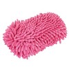 Unique Bargains Wash Sponge Brush Pad Pink Microfiber Chenille for Car Cleaning - 2 of 4