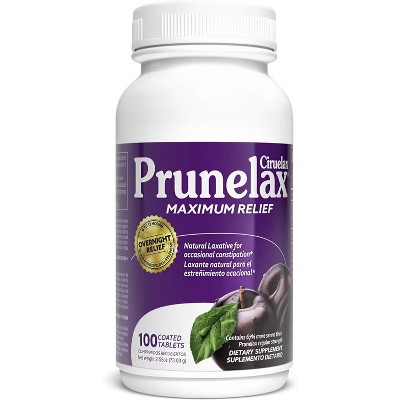 PRUNELAX CIRUELAX NATURAL LAXATIVE TABS MAXIMUM RELIEF, 100 CT