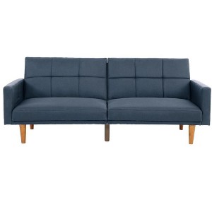 NicBex Modern Comfy Loveseat Sofa Convertible Sleeper Sofa Bed Tufted Buttons Sofa Couch with Wood Legs for Living Room,Apartment - 1 of 4