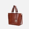 MKF Collection Beryl Python-embossed Women’s Tote Bag with Wristlet by Mia K - 2 of 4