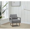 CAVINAS Accent Chair Modern Mid Century Armchair Comfy Chair with Armrest and Soft Cushion for Home, Office - 3 of 4
