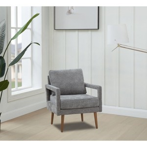 NicBex Accent Chair Modern Mid Century Armchair Comfy Chair with Armrest and Soft Cushion for Living Room, Bedroom, Home Office - 1 of 4