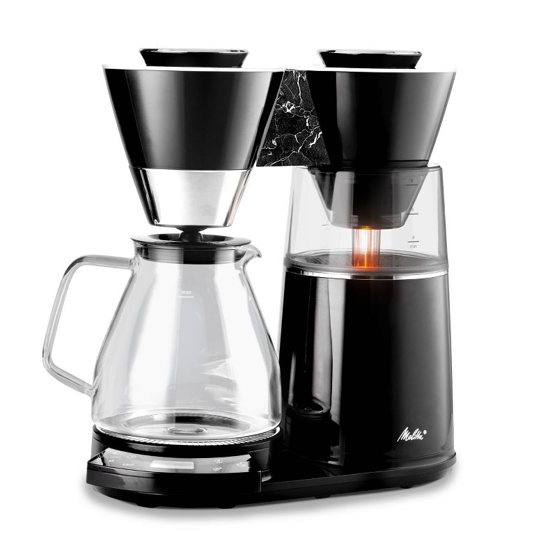 Melitta Vision 12c Drip Coffeemaker with Revolving Dashboard Marble Black, 5 of 12