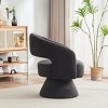 Accent Chairs Swivel With Smooth 360-Degree Swivel Base, Accent Chairs Modern, Swivel Chairs With High-Density Sponge Seat Cushion-Cuddlewood - 3 of 4