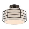 Livex Lighting Blanchard 1 - Light Semi-Flush Mount in  English Bronze - 4 of 4