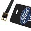 Ford Vintage V8 Logo Luggage ID Tags Set of 2 - 2 of 4