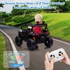 Garvee 12V Kids Ride-On Truck Car with Remote Control LED Lights Music and Spring Suspension - 3 of 3