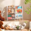 FONTOI Kids Bookshelf for Kids Rooms, Bookcase Toy Organizer Toddler Nursery Book Shelves - 2 of 4