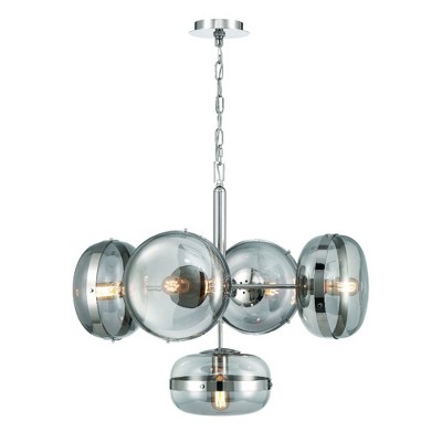 Eurofase Lighting Nottingham 5 - Light Chandelier in  Nickel